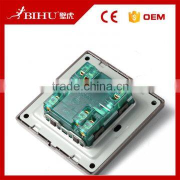 Easy to Use BIHU Metal Wall Switch With Indicator 2 Gang Switch for Home photo-5