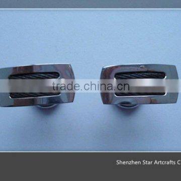 stainless steel cufflinks factory china X012
