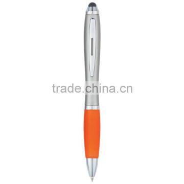 Satin Stylus Pen-silver_orange_front