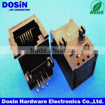 network toolless single port RJ45 PCB modular jack connector