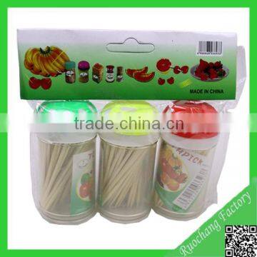 Promotional toothpicks with flag,plastic toothpicks with brush