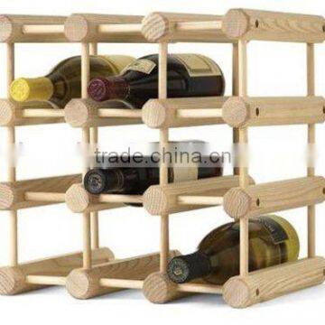 wood wine frame