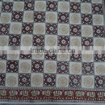 Single Bed Bed-sheets & Covers in Block Prints / 100% Powerloom Cotton Fabric Bed-sheets photo-5