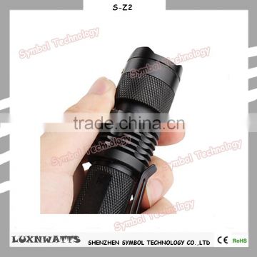 Best selling Q5 Led 300 Lumen rechargeable Mini Led Flashlight with 3 modes