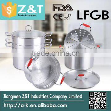 new style aluminum cookware steamer pot high quality