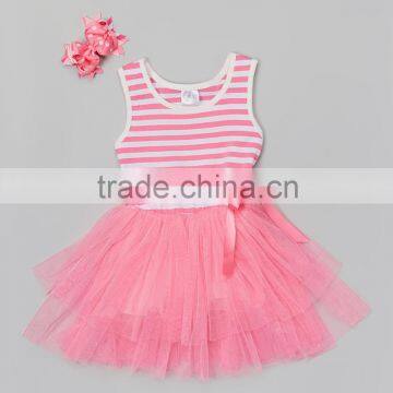 none sleeve tutu new popular boutique baby clothing new born garments for baby girls/kids