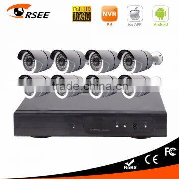 8 channel 2.0mp poe nvr kit support p2p cloud motion detection alarm hd cctv camera system