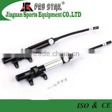 Aluminum Bicycle High Pressure Mini Pump With Gauge and Hose photo-6