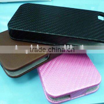 For new iphone 4 mobile leather case