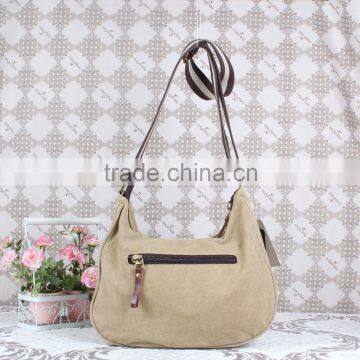 Latest Men Leisure Bag Canvas Bag With Leather Trim photo-3