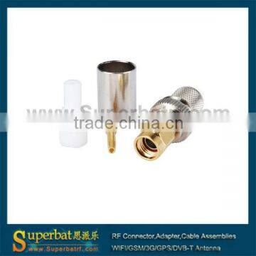 rp sma male connector RP-SMA Crimp Plug(female pin) connector for LMR40 rp sma connector