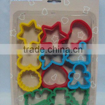 Plastic Christmas cookie cutter/custom cookie cutter