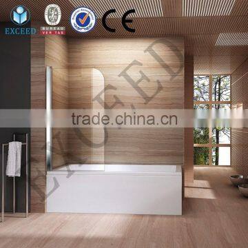 Pivot Bathtub Shower Screen 1400mm Height