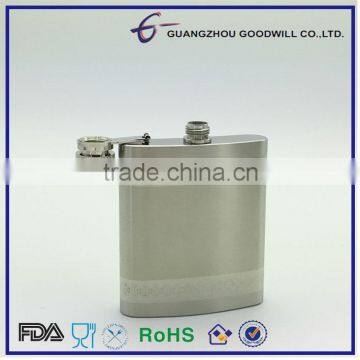 8oz Stainless Steel hip flask/flask