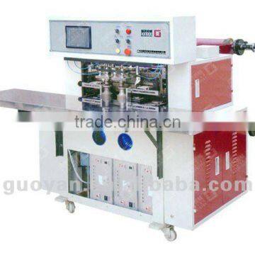 Non woven handle-loop fixing machine