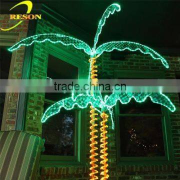 Hot Sale Neon Palm Tree Lighted Artificial Tree