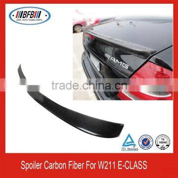 CARBON FIBER REAR BOOT TRUNK SPOILER FOR MERCEDES BENZ E-CLASS W211