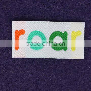 Customized High Quality Woven Clothing Labels Iron On Garment Labels photo-2