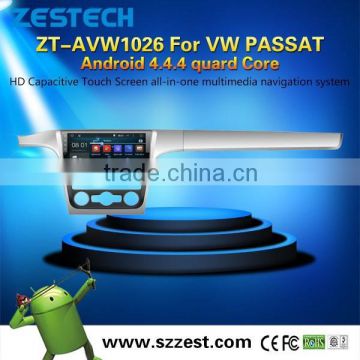 3W WiFi Phone OBDII touch screen car GPS For VW Passat with Android4.4.4 up to 5.1 1.6GHZz MCU 4 core support all APP