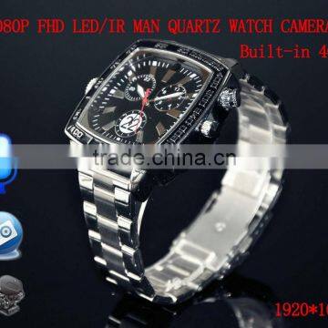 1080p hd wrist watch camera spy Night Vision voice recorder camera watch 30pcs