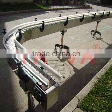 Glass Bottle Sideflexing Curve Stainless Chain Conveyor photo-6