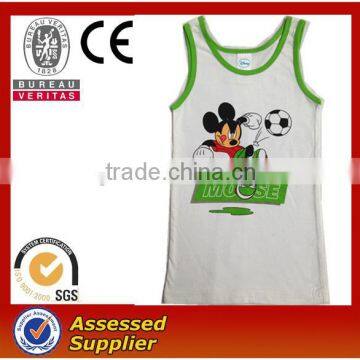 2015 100% cotton stringer tank top wholesale