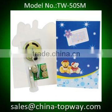 Music module for music card/sound chip for greeting card                        
                                                                                Supplier's Choice