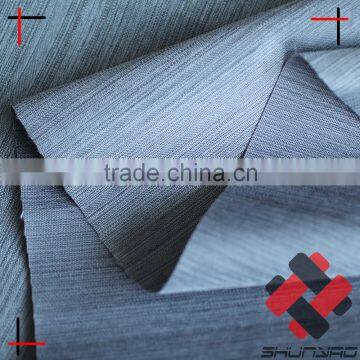 Polyester 300D cationic stripe oxford fabric with PU Coated for handbag