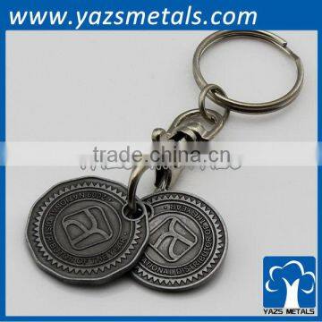 High quality metal professional engraved metal keychain