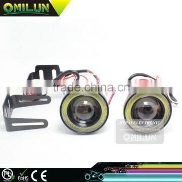 car cob fog light with led angel eyes