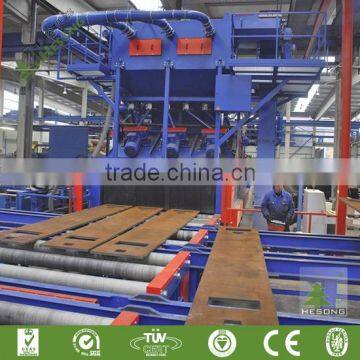 Steel Plate Surface Automatic Pre-treatment Line/Steel Plate Shot Blasting Machine