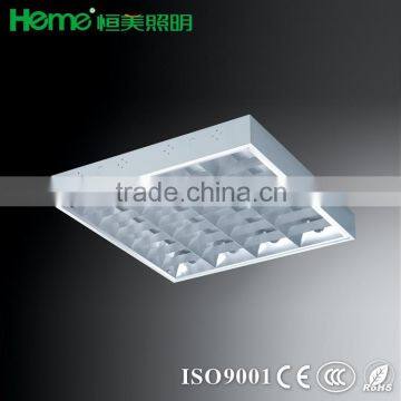 Surface T8 tube grille lamp lighting fitting fixture