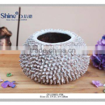 Sea urchin shaped flower vase table top decorative vases                        
                                                Quality Choice