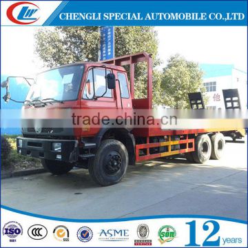 10 Wheels New condition truck Flat bed machine truck 15 Ton Equipment Transport Truck for sale