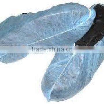 Custom printed nonwoven blue pp disposable surgical shoe cover