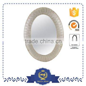 Factory Supplier Wall Hallway Oval Mirror Frame