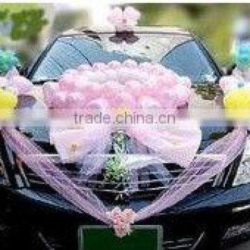 wedding organza fabric for car