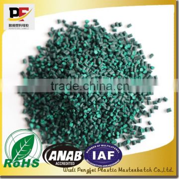 Competitive price Green MASTERBATCH,masterbatch manufacturer, High covering, disperse evenly, Strong tinting strength