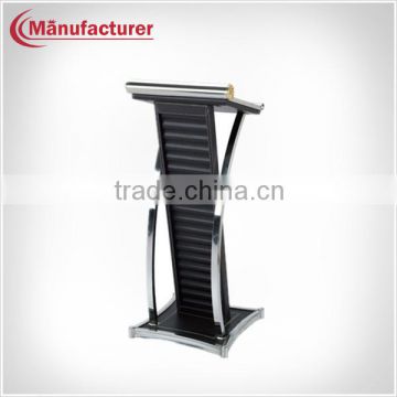 Hotel Metal Consult Platform Floor Standing Lectern/Public Address Lectern Pulpit