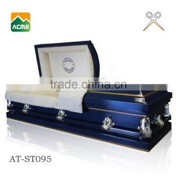 trade assurance white casket linings metal material casket