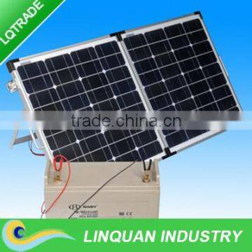 100 Watt portable folding solar panel Kit with regulator wiring and legs