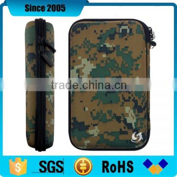 dongguan camouflage nylon cover eva zipper case for moible