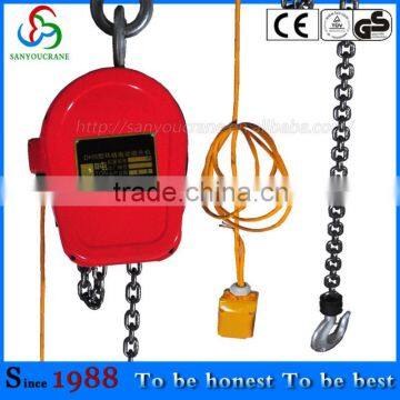 DHS electric chain block electric hoist 3T low price lifting tools manufacture