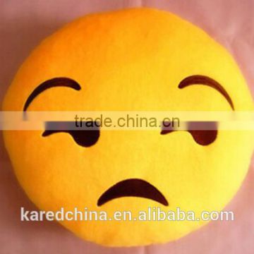 Hot sale Cute emoji pillows emoticon plush emoji Pillow covers