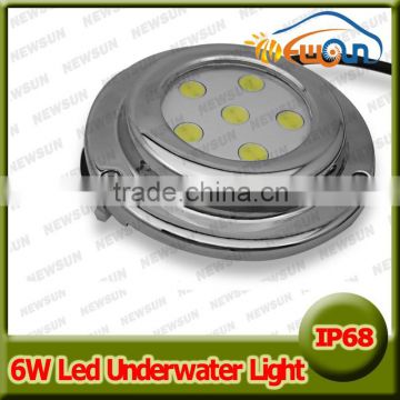 100% waterproof led underwater boat light, good selling IP68 marine led light