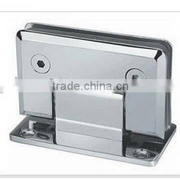 Heavy duty shower hinge/glass door clamp hinge