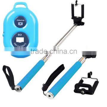 SELFIE STICK MONOPOD BLUETOOTH CAMERA SHUTTER REMOTE FOR MOBILE iPHONE SAMSUNG