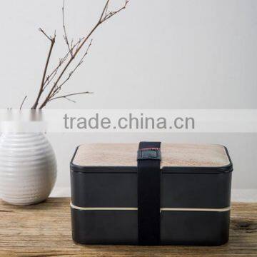New Orange Bento Box With Printings, FDA Approved, Microwave & Dishwasher Safe photo-3