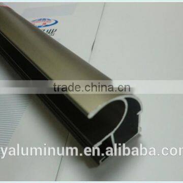 champagne anodized Aluminum Profile for Sliding Wardrobe Door