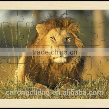 wooden jigsaw puzzle